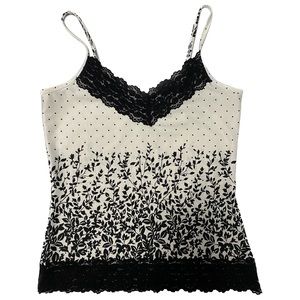 WHBM WHITE HOUSE BLACK MARKET stretch satin camisole